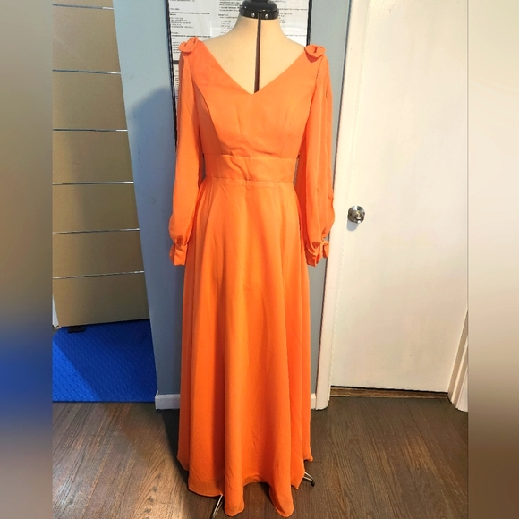 Hebeos Orange Dress - Picture 1 of 2